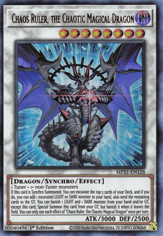 Chaos Ruler, the Chaotic Magical Dragon [MP21-EN128] Ultra Rare 