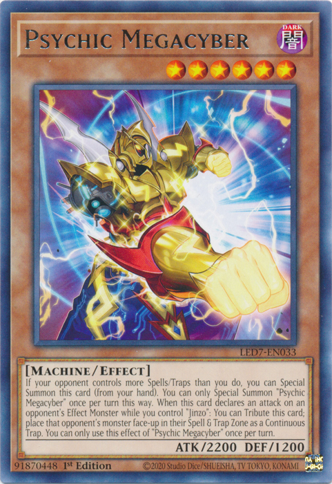 Psychic Megacyber [LED7-EN033] Rare 