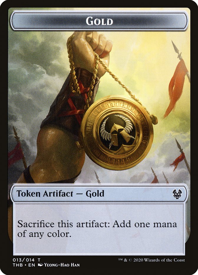 Gold Token [Theros Beyond Death Tokens] 