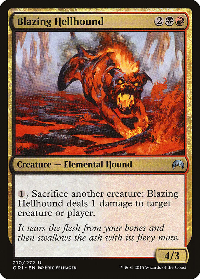 Blazing Hellhound [Magic Origins] 