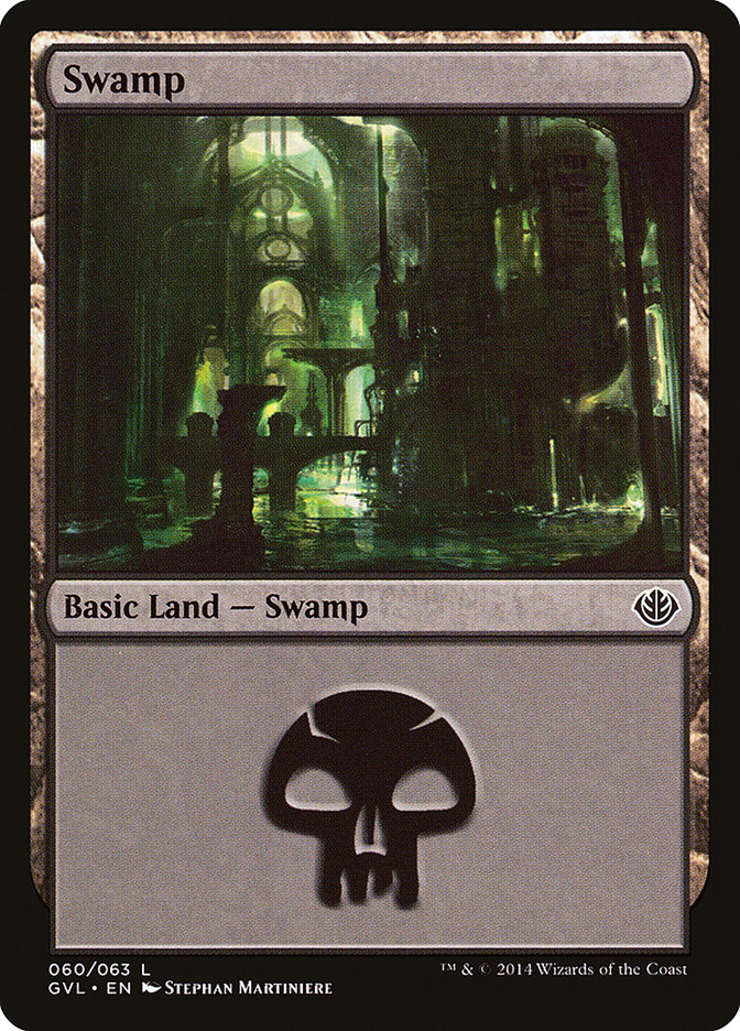 Swamp (60) (Garruk vs. Liliana) [Duel Decks Anthology] 