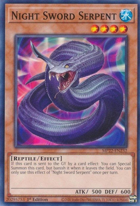 Night Sword Serpent [MP22-EN232] Common 