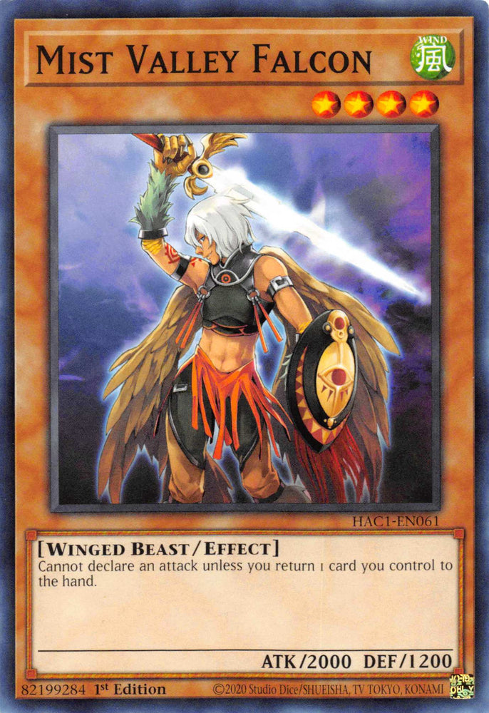 Mist Valley Falcon [HAC1-EN061] Common 