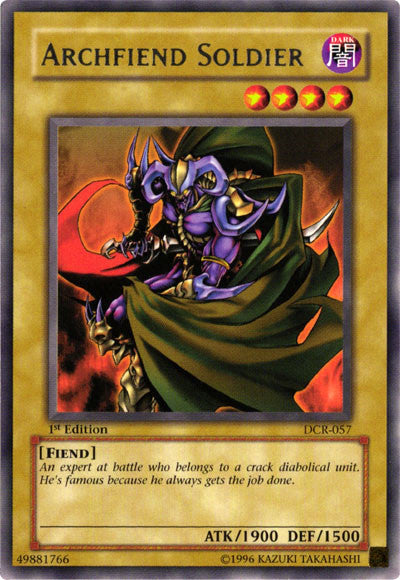 Archfiend Soldier [DCR-057] Rare 