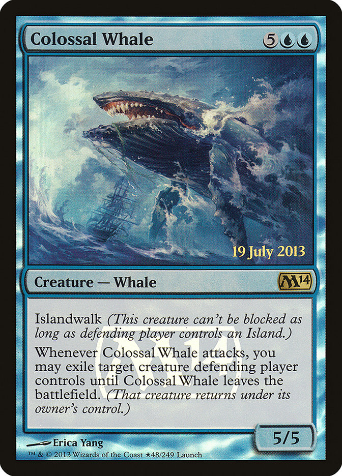 Colossal Whale [Magic 2014 Prerelease Promos] 