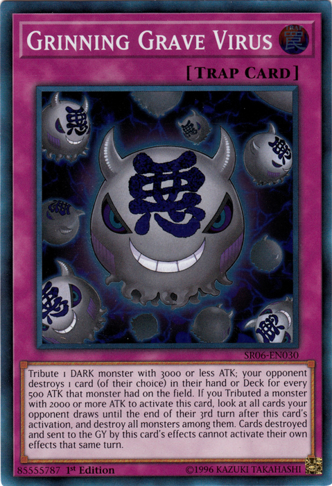 Grinning Severe Virus [SR06-EN030] Super Rare 