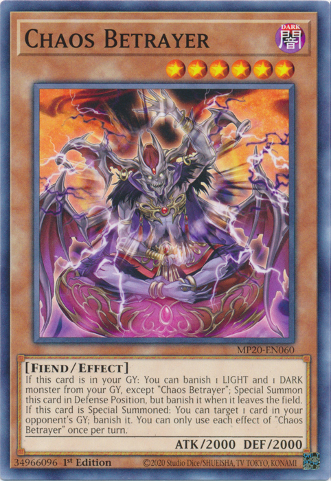 Chaos Betrayer [MP20-EN060] Common 