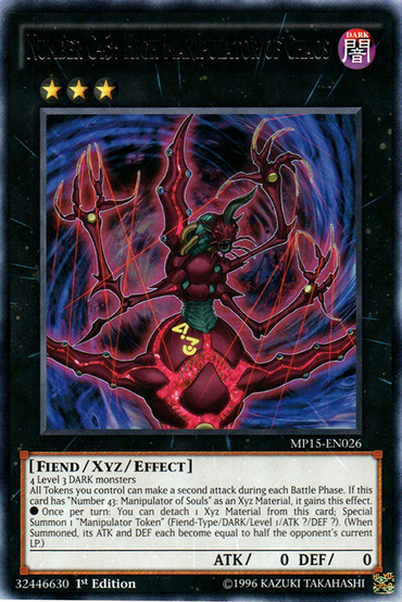 Number C43: High Manipulator of Chaos [MP15-EN026] Rare 