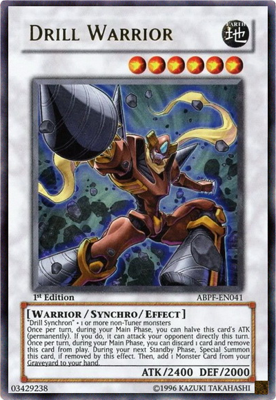 Drill Warrior [ABPF-EN041] Ultra Rare 