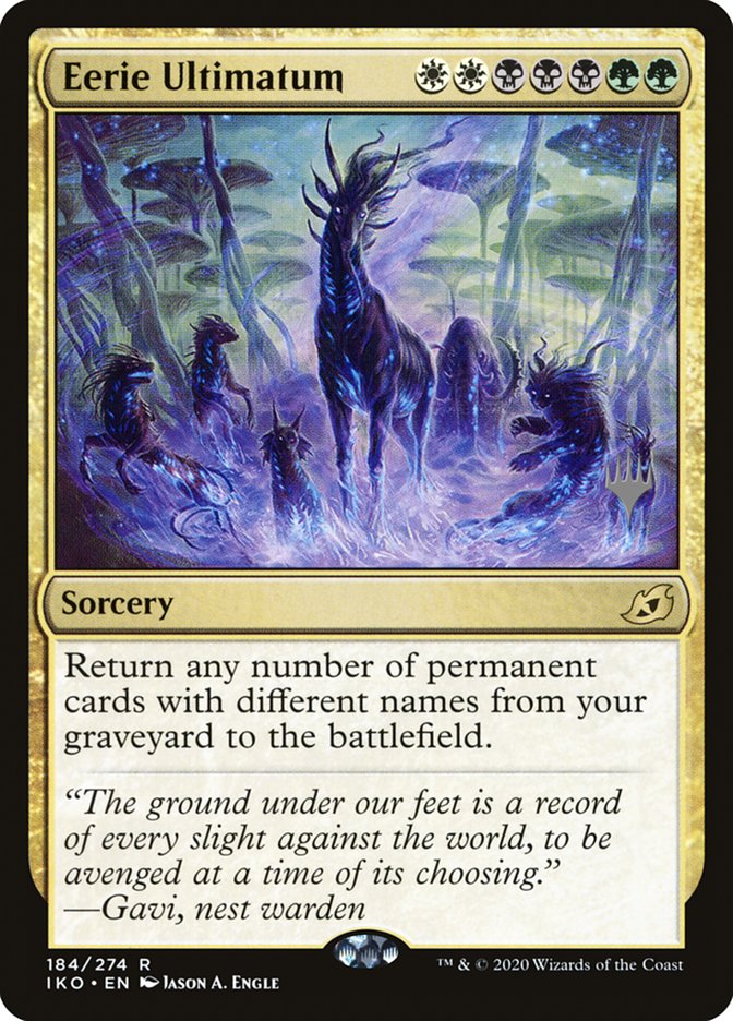 Eerie Ultimatum (Promo Pack) [Ikoria: Lair of Behemoths Promos] 