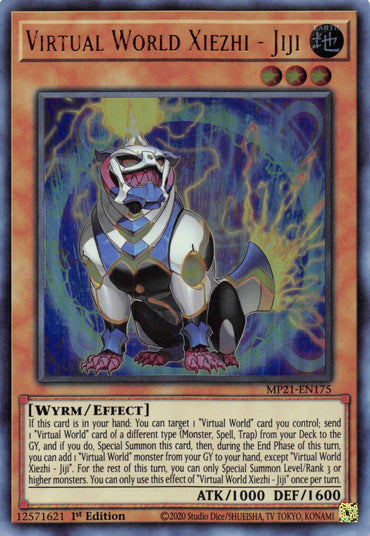 Virtual World Xiezhi - Jiji [MP21-EN175] Ultra Rare 