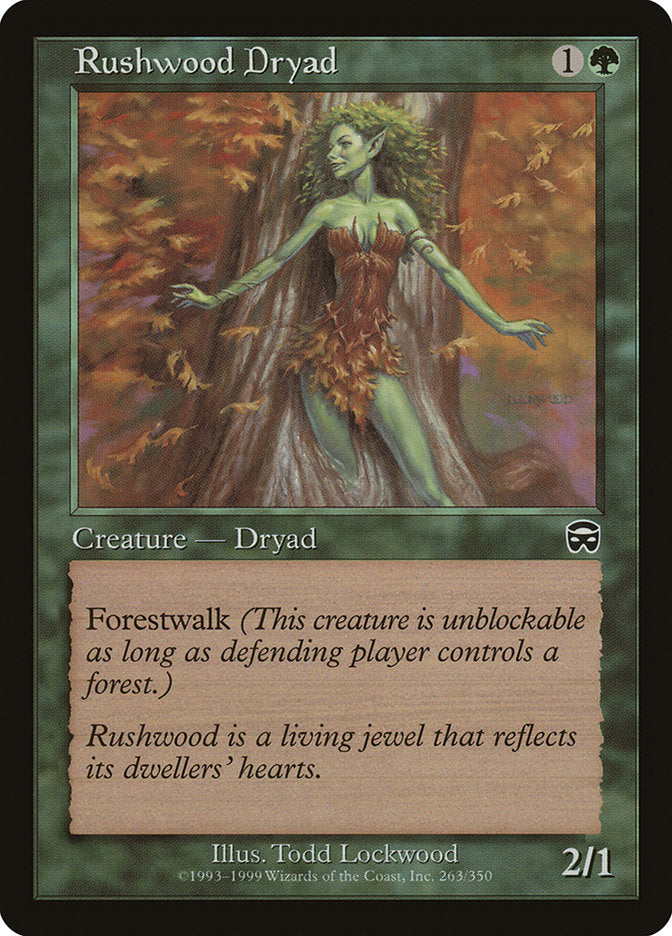 Rushwood Dryad [Mercadian Masques] 