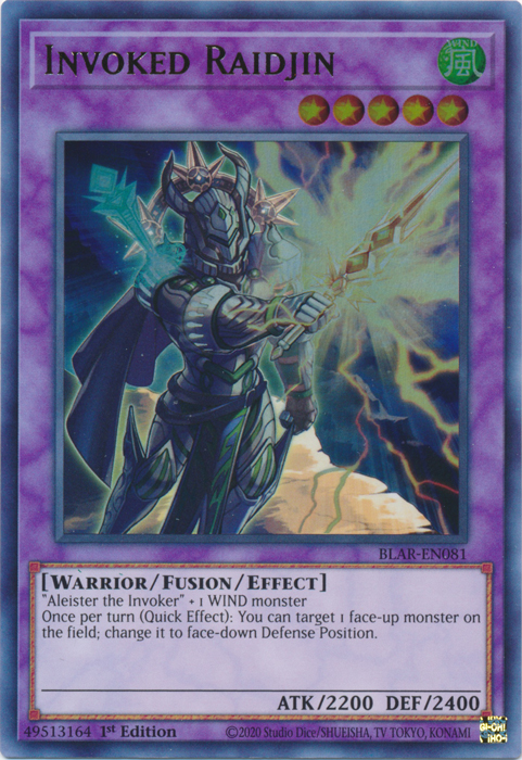 Invoked Raidjin [BLAR-EN081] Ultra Rare 