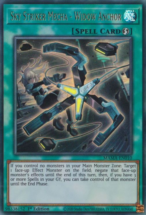Sky Striker Mecha - Widow Anchor [MAMA-EN010] Ultra Rare 