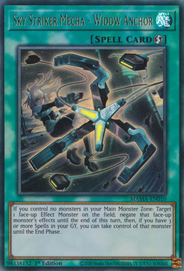 Sky Striker Mecha - Widow Anchor [MAMA-EN010] Ultra Rare 