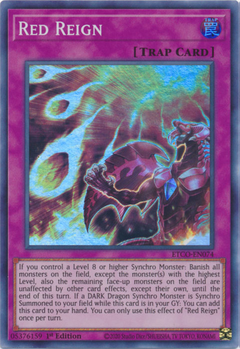 Red Reign [ETCO-EN074] Super Rare 
