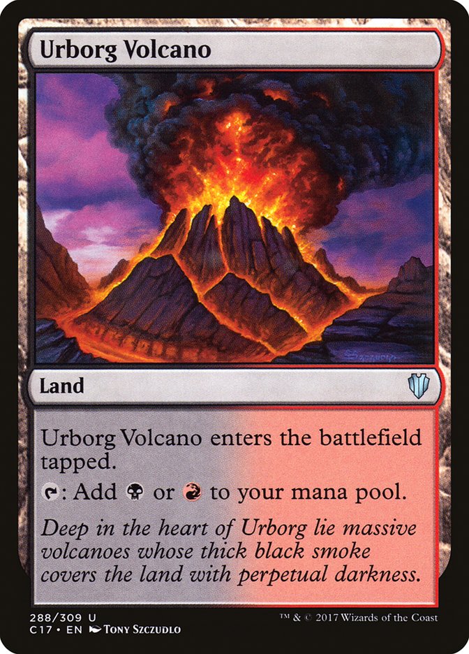 Urborg Volcano [Commander 2017] 