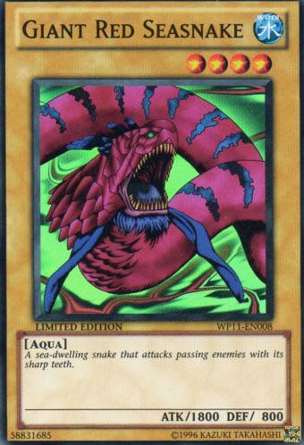 Giant Red Seasnake [WP11-EN008] Super Rare 
