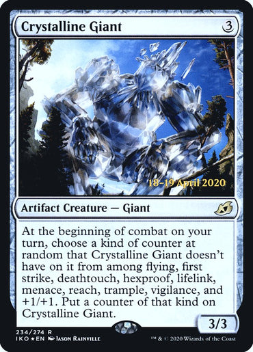 Crystalline Giant [Ikoria: Lair of Behemoths Prerelease Promos] 