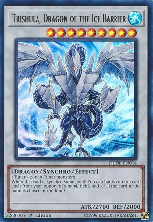 Trishula, Dragon of the Ice Barrier [DUDE-EN014] Ultra Rare 