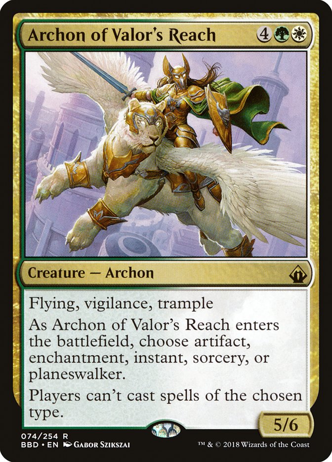 Archon of Valor's Reach [Battlebond] 