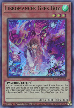 Libromancer Geek Boy [BACH-ENSP1] Ultra Rare 