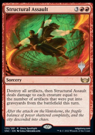 Structural Assault (Promo Pack) [Streets of New Capenna Promos] 