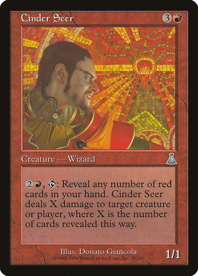 Cinder Seer [Urza's Destiny] 