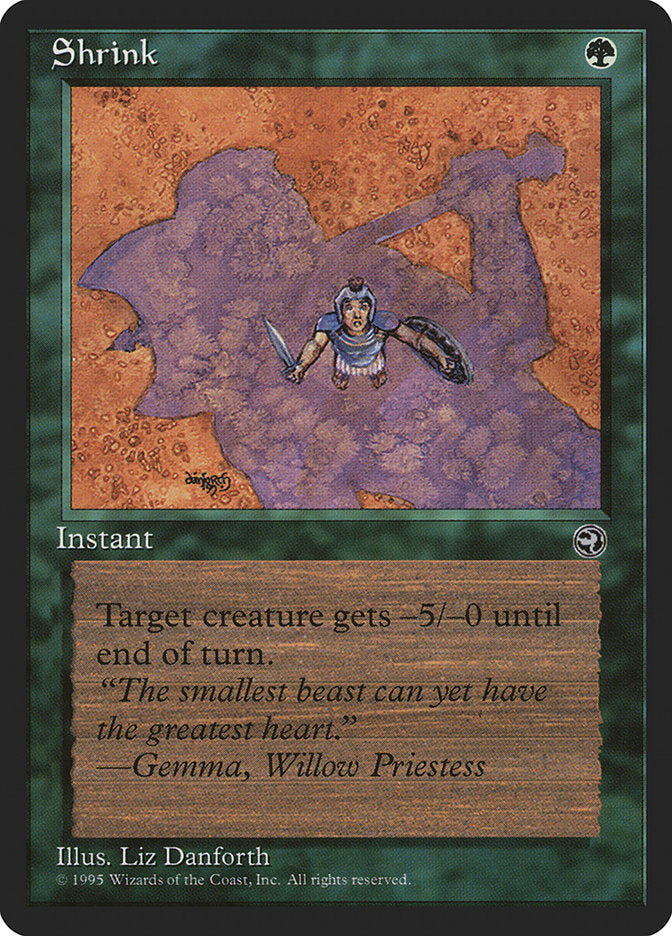 Shrink (Gemma Flavor Text) [Homelands] 