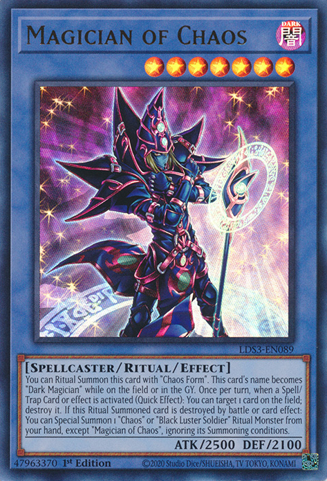 Magician of Chaos [LDS3-EN089] Ultra Rare 