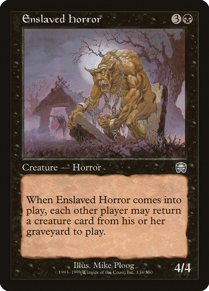 Enslaved Horror [Mercadian Masques] 