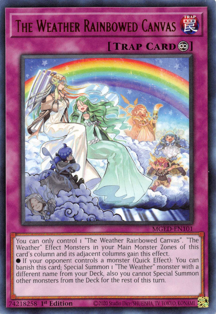 The Weather Rainbowed Canvas [MGED-EN101] Rare 