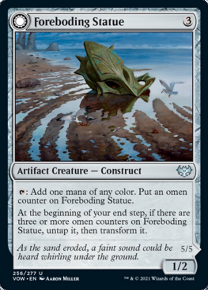 Foreboding Statue // Forsaken Thresher [Innistrad: Crimson Vow] 