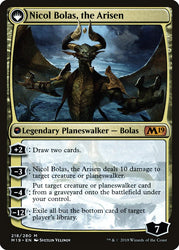 Nicol Bolas, the Ravager // Nicol Bolas, the Arisen [Core Set 2019 Prerelease Promos] 