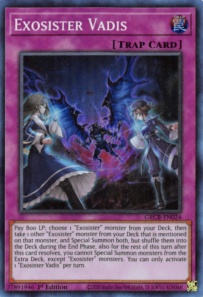 Exosister Vadis [GRCR-EN024] Super Rare 