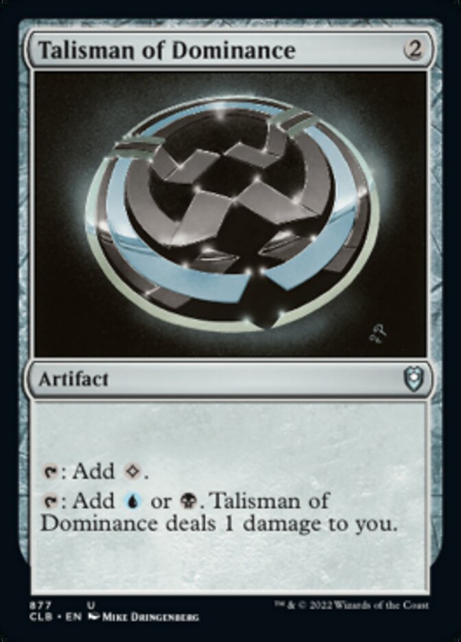 Talisman of Dominance [Commander Legends: Battle for Baldur's Gate] 