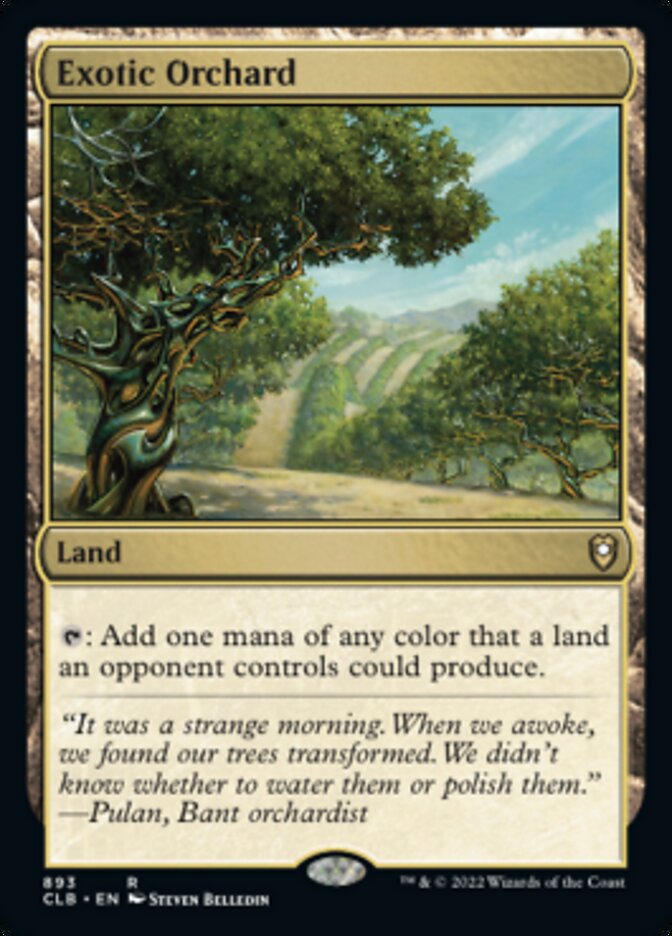 Exotic Orchard [Commander Legends: Battle for Baldur's Gate] 