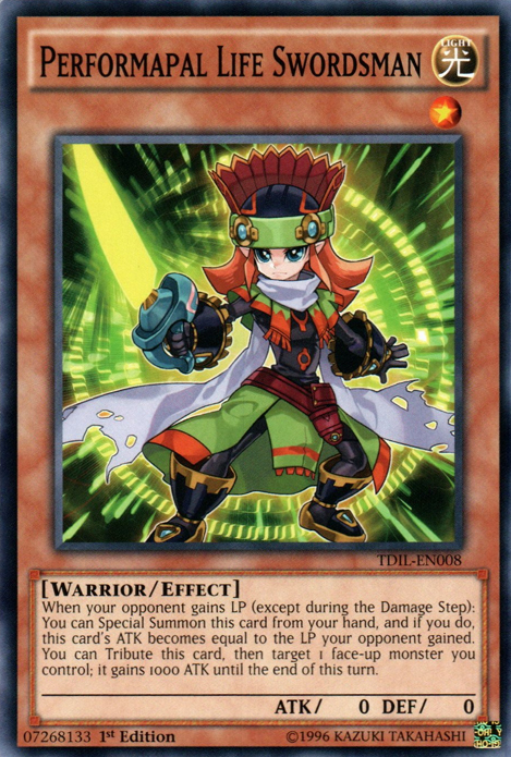 Performapal Life Swordsman [TDIL-EN008] Common 