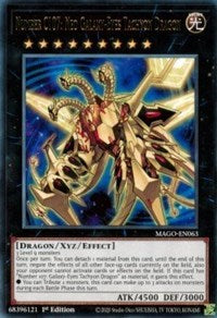 Number C107: Neo Galaxy-Eyes Tachyon Dragon [MAGO-EN063] Rare 