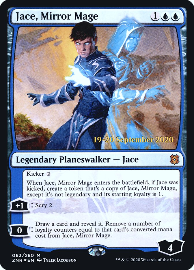 Jace, Mirror Mage [Zendikar Rising Prerelease Promos] 