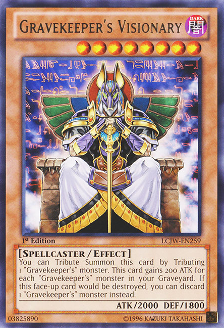 Gravekeeper's Visionary [LCJW-EN259] Rare 