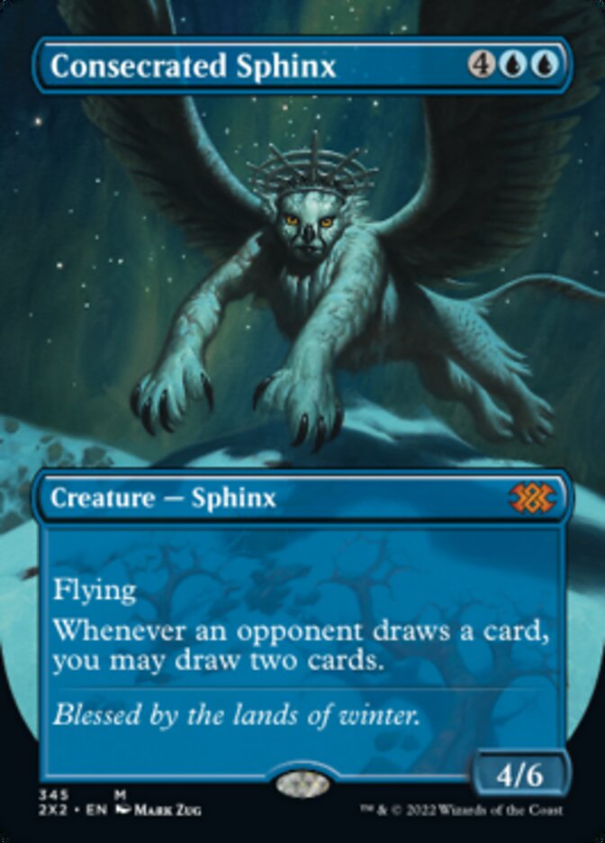 Consecrated Sphinx (Borderless Alternate Art) [Double Masters 2022] 