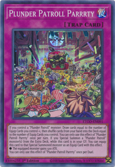 Plunder Patroll Parrrty [ETCO-EN091] Super Rare 