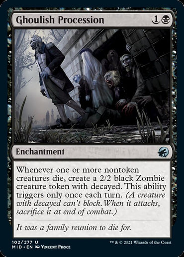 Ghoulish Procession [Innistrad: Midnight Hunt] 