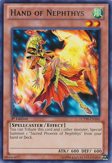 Hand of Nephthys [LCYW-EN260] Rare 