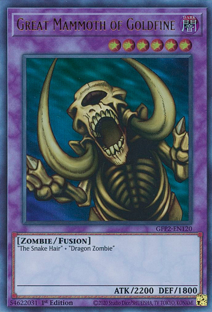 Great Mammoth of Goldfine [GFP2-EN120] Ultra Rare 