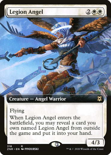 Legion Angel (Extended Art) [Zendikar Rising] 