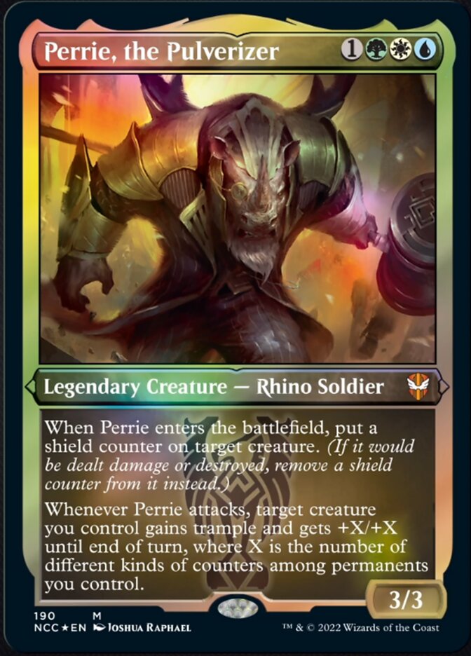 Perrie, the Pulverizer (Display Commander) [Streets of New Capenna Commander] 