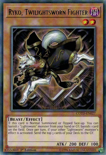 Ryko, Twilightsworn Fighter [COTD-EN027] Rare 