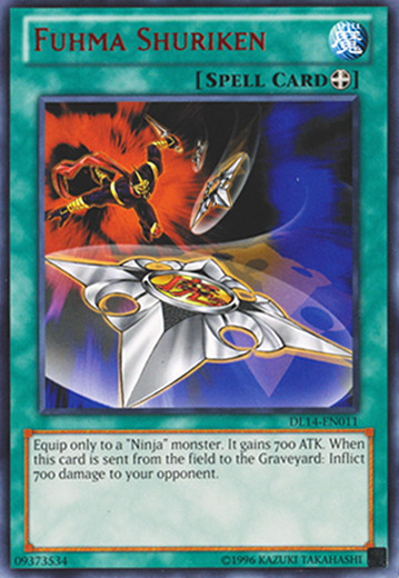 Fuhma Shuriken (Red) [DL14-EN011] Rare 